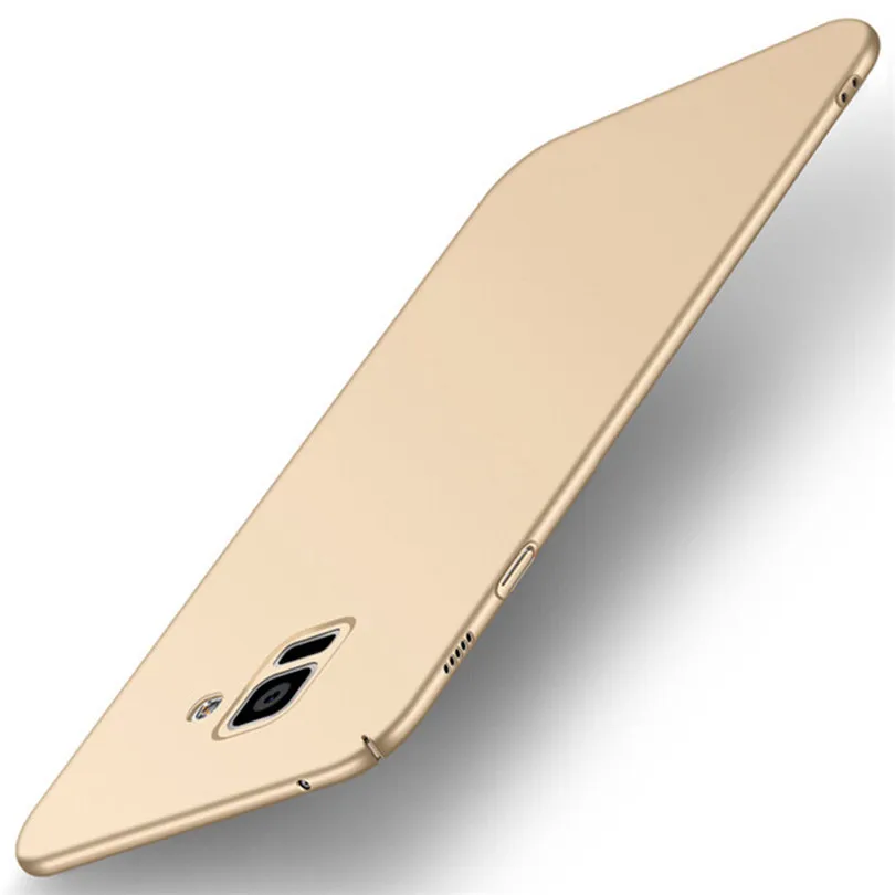 360 полная защита матовый корпус для Samsung Galaxy A8 чехол жесткий задняя крышка тонкий телефонные чехлы для Samsung Galaxy A8 Plus
