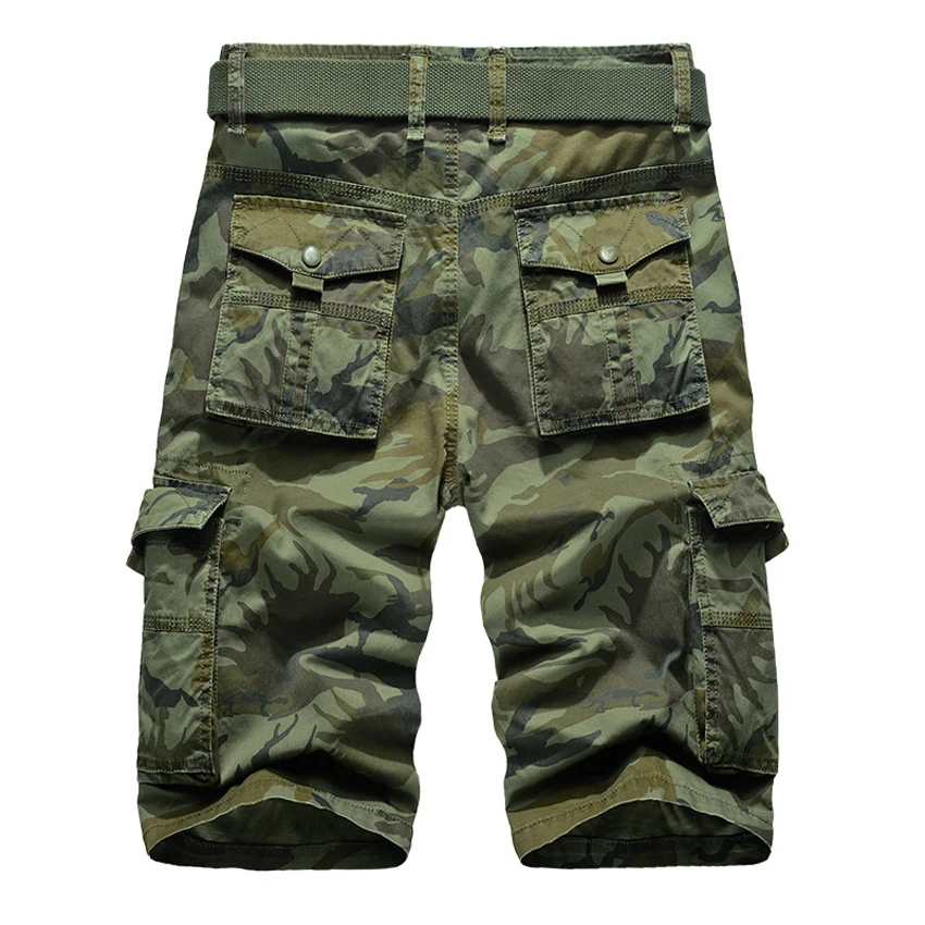 Горные мужские летние камуфляжные шорты, модные мужские дышащие хлопковые деловые шорты, военные камуфляжные пляжные шорты, брендовые SA460