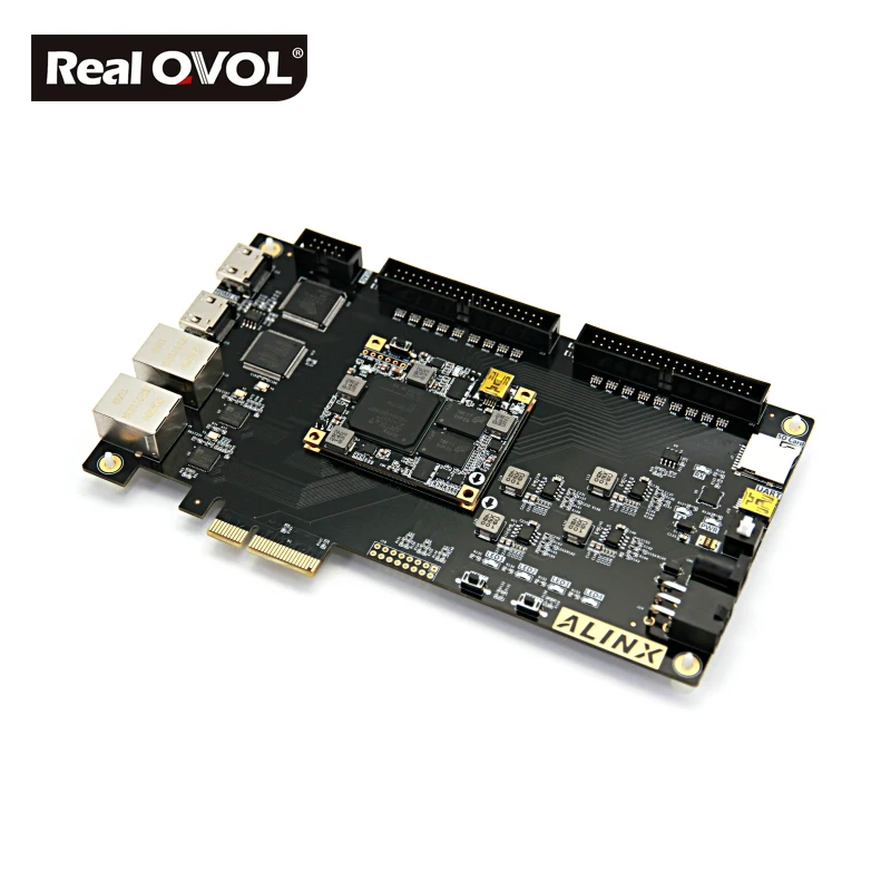 

RQ AX7103 A7 FPGA Development Board Artix-7 XC7A100T-2FGG484I with 8Gb DDR3 128M FLASH,JTAG&Serial Port PCIE 2.0 X4 interface