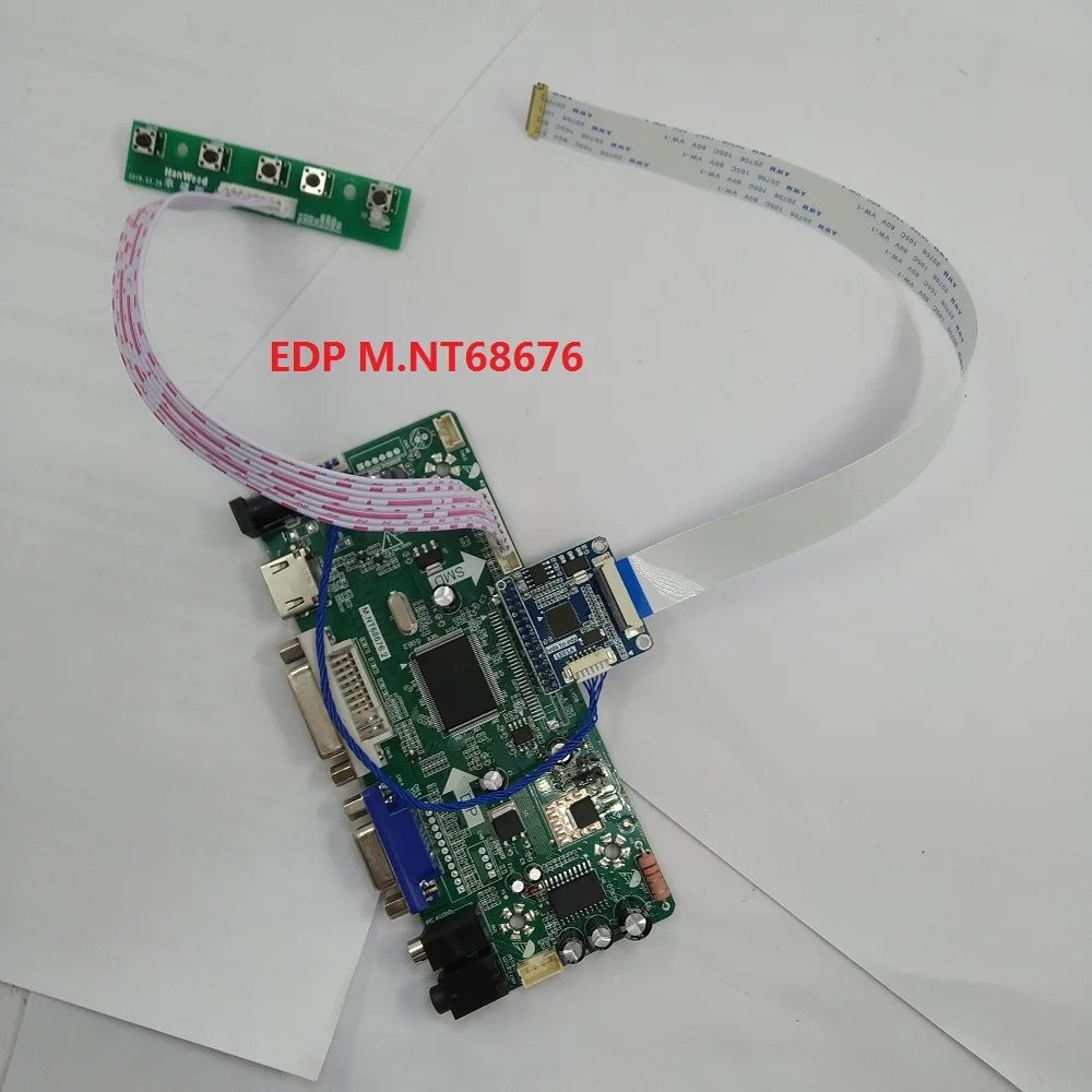

kit for LP156WF4(SP)(K2) EDP 30pin Panel Screen LCD M.NT68676 Controller board 15.6" LED HDMI VGA LG display DVI 60Hz 1920*1080