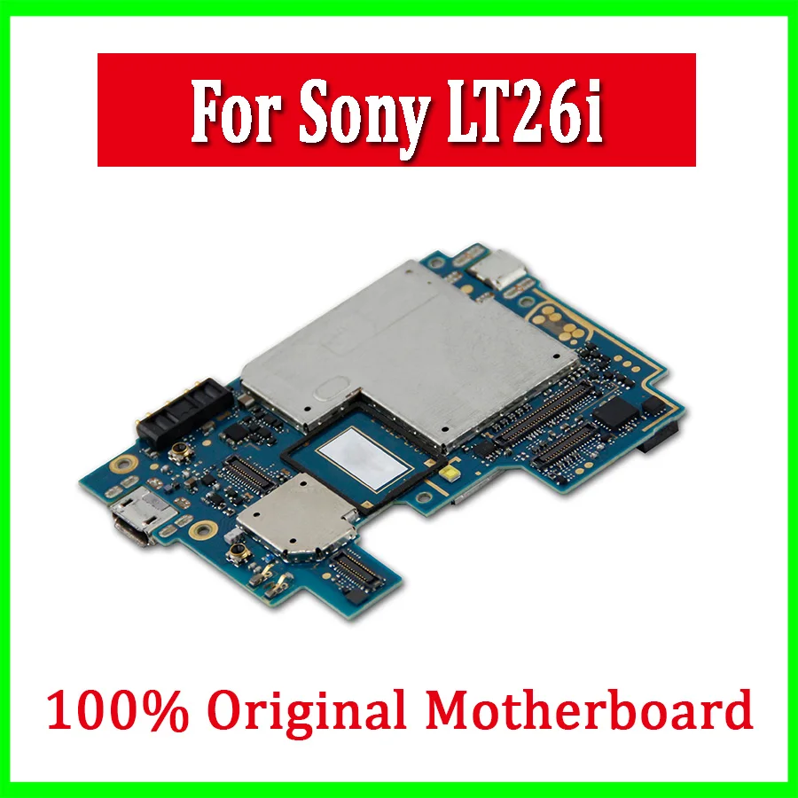 100% Оригинальный разблокированный для Sony Xperia S LT26i логические платы с системой Android