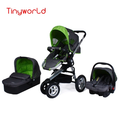 Fashion 3 In 1 Baby Stroller Carrycot Safety Car Seat Fashion 3 In 1 Baby Stroller Carrycot Safety Car Seat Hight Landscape Folding Bidirectional Travel System Three Wheels From