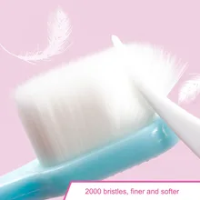 Взрослая ультра мягкая зубная щетка для волос для чувствительности десен и полости рта Массаж Здоровый Уход Инструмент