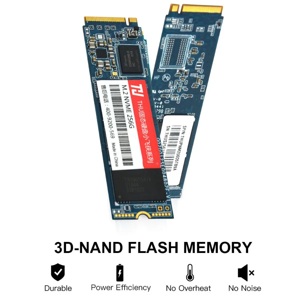 M.2 2280 Накопитель SSD с протоколом NVMe PCIe 256 ГБ 512 NGFF TLC внутренний диск для