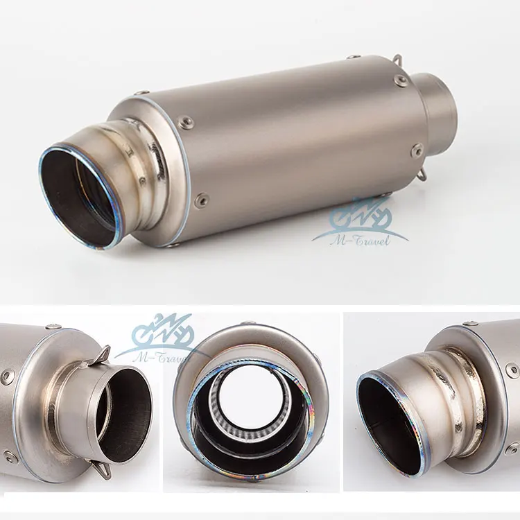 

Motorcycle Full Exhaust Muffler Titanium Alloy exhaust For s1000rr CBR1000RR Z900 gsxr1000r RC390 zx6r z650 MT10 ER6N Z1000