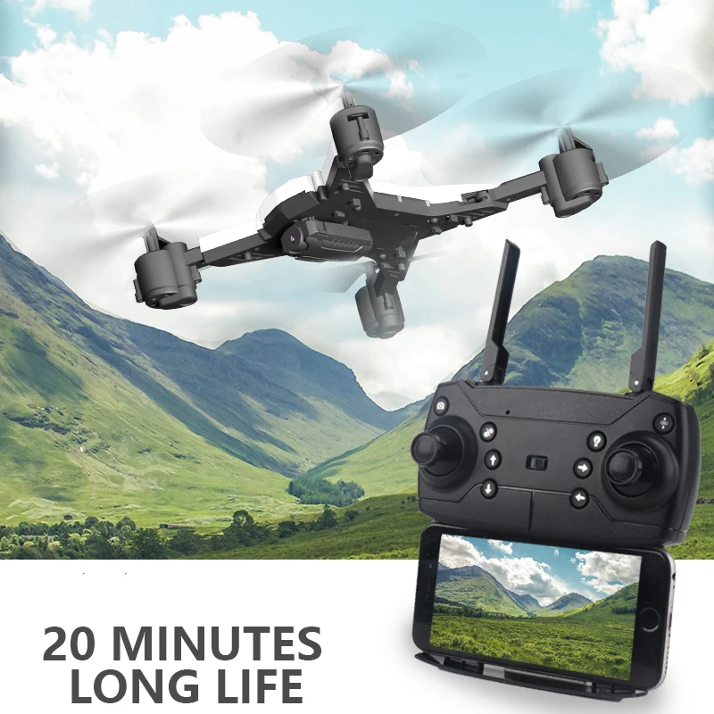 Comprar Nuevo RC helicóptero Drone con cámara HD 1080P WIFI FPV RC Drone profesional plegable Quadcopter 20 minutos de duración de la batería