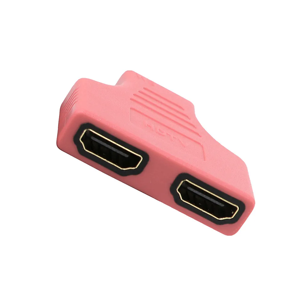 H30 1080P HDMI Мужской к двухпортовому гнездовому сплиттеру адаптер конвертер 1 в 2 выход HDMI конвертер Соединительный кабель Шнур
