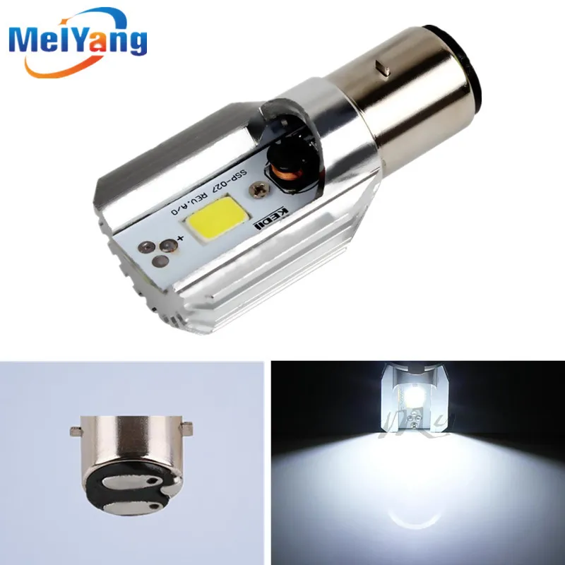 

H6 Led Motorcycle Headlight Bulbs COB Led 12-36V 1000LM BA20D H/L Lamp Scooter ATV Moto Accessories Fog Lights For Suzuki