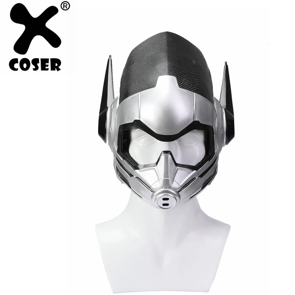 XCOSER Ant Man 2 Косплей ОСА серебряный шлем на всю голову муравей Кино Хэллоуин косплей