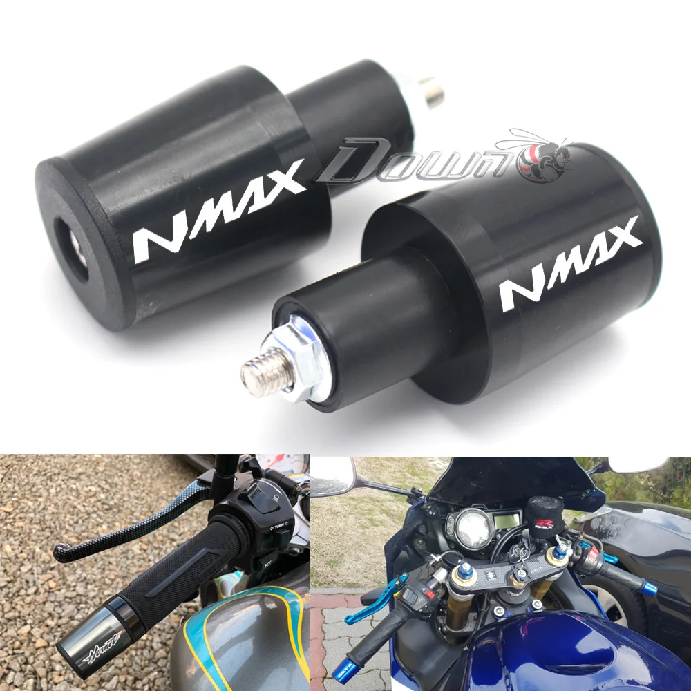 Аксессуары для мотоциклов YAMAHA NMAX 155 125 NMAX155 NMAX125 7/8 дюйма 22 мм ручки на руль торцевые