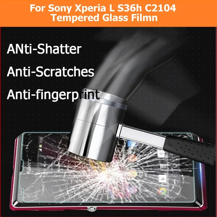 Премиум Закаленное стекло пленка для Sony Xperia L C2104 / ZL L35h стеклянная V LT25i M C1904