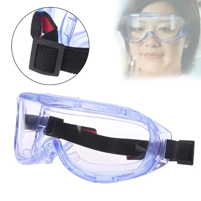 Anti-dust Anti-Impact Chemical Liquid Splash Resistant Safety Goggles Anti-fog Glasses