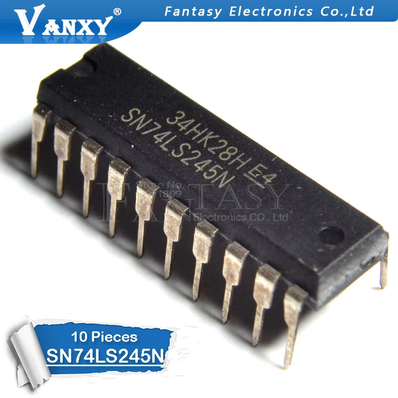 10 шт. SN74LS245N DIP20 SN74LS245 DIP 74LS245N 20 74LS245 HD74LS245P новая и оригинальная интегральная схема|ic