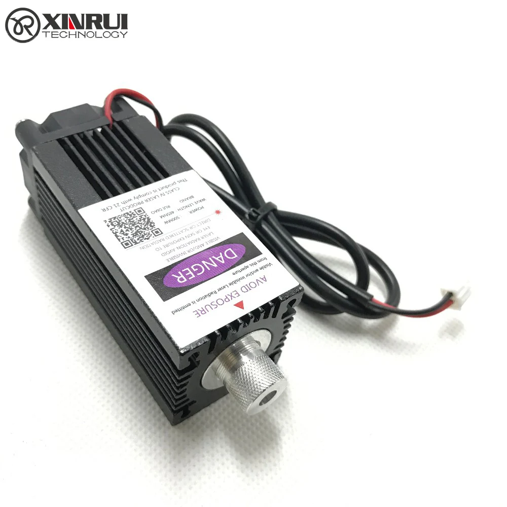comprar Foco 500 mw 405NM roxo azul módulo de gravação a laser, o tubo do laser de diodo hx2.54 2 p porto + óculos de proteção
