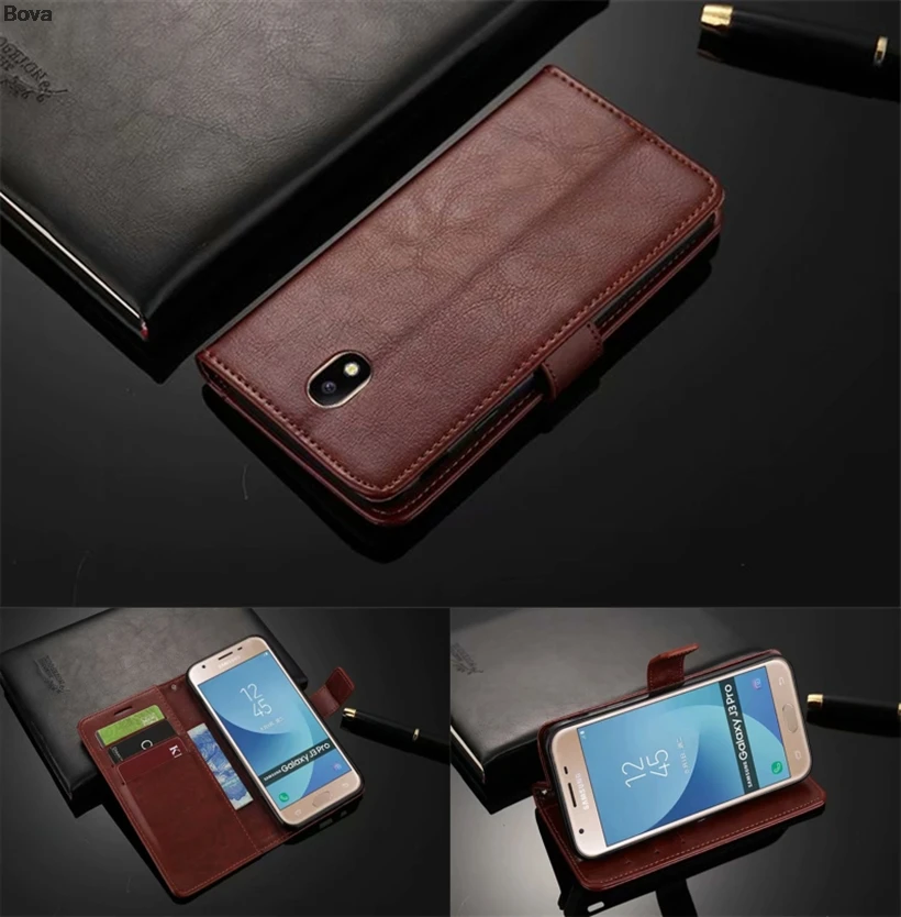 

J7 2018 card holder cover case for Samsung Galaxy J7 2018 J737 Pu leather case J72018 J737 wallet flip cover