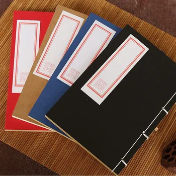 

Coloffice 1PC Chinese Style Notebook Traditional Manual Threading Retro Journal Kraft Paper Line NotePad For Student Gift Office