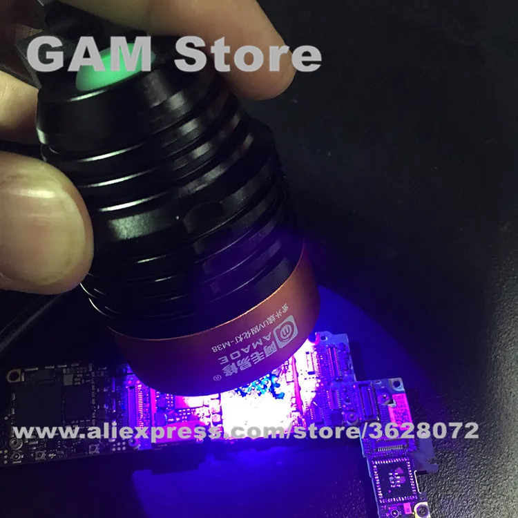 

UV Glue Curing Lamp Multifunction USB 5V LED Ultraviolet Green Oil Purple Light Phone Repair With 2 Power Supply Modes