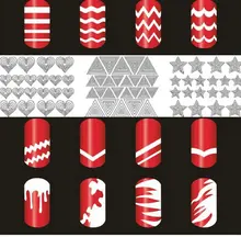 Manicure supplies stickers smile line pieces of French line Manicure bare wavy line classic French manicure patch wholesale