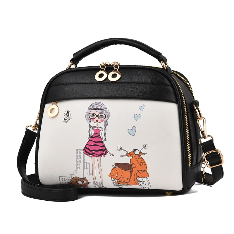 

Women Messenger Bags High Quality Cross Body Bag PU Leather Mini Female Shoulder Bag Handbags Brand Sweet Bolsas Feminina