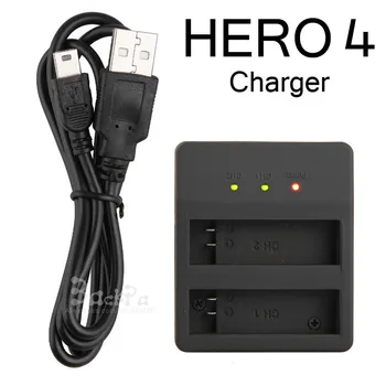 

AHDBT-401 Fits for Hero 4 Dual Battery Charger USB Charger