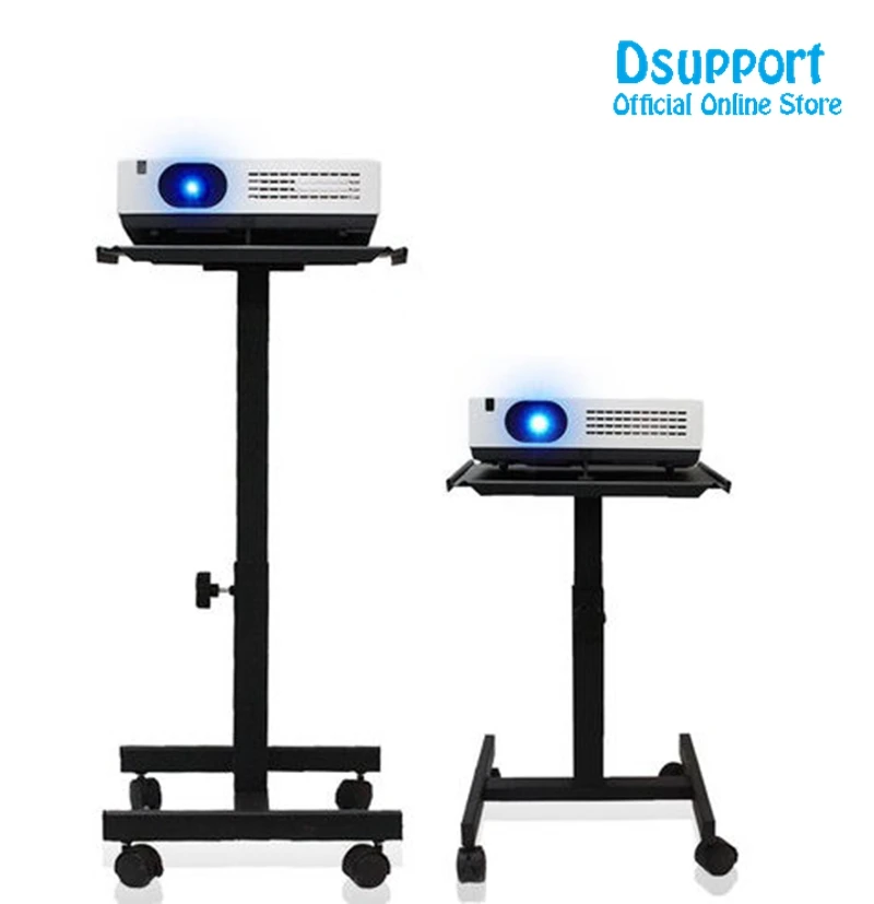 Projector Holder Speaker Stand Trolley With Tray And 360 Degree Universal Wheel Z05