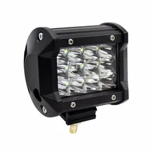 1Pcs 5Inch 72/36W Flood Cree LED Light Bar 3 Rows Offroad Pods Lights Driving Lamp Work Light Bulb Fog Lights for Truck