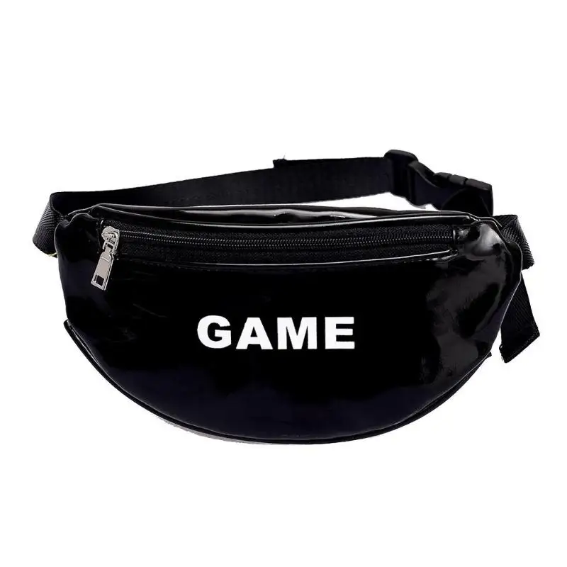 

Simple Cute PVC Zipper Casual Women Waist Packs Shoulder Chest Bags Waist Bag Cheap Women Mens Bag Travel Bag 2019 Hot Selling
