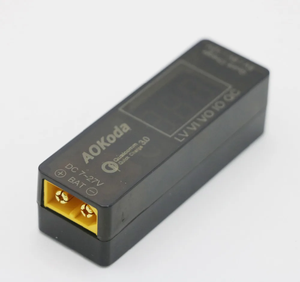 AOKoda Lipo к USB конвертер питания QC3.0 адаптер быстрое зарядное устройство для смартфонов планшеты ПК высокое качество