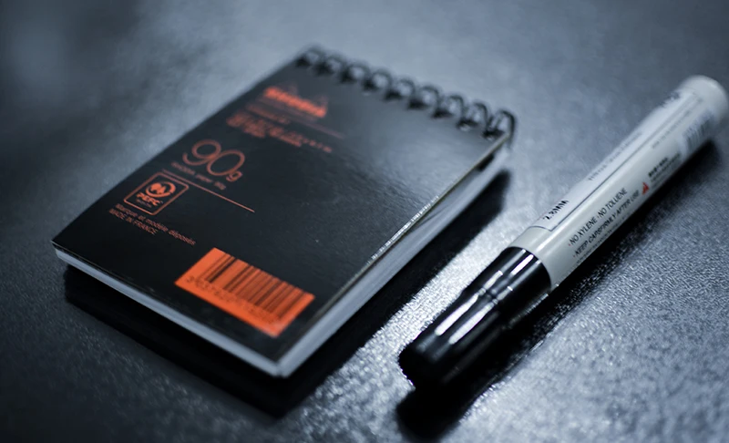 Koop HPad Door Henri Beaumont (DVD Met Gimmick) goocheltruc A7 Notebook Magic Props Close Up Straat Podium Magic Mentalisme