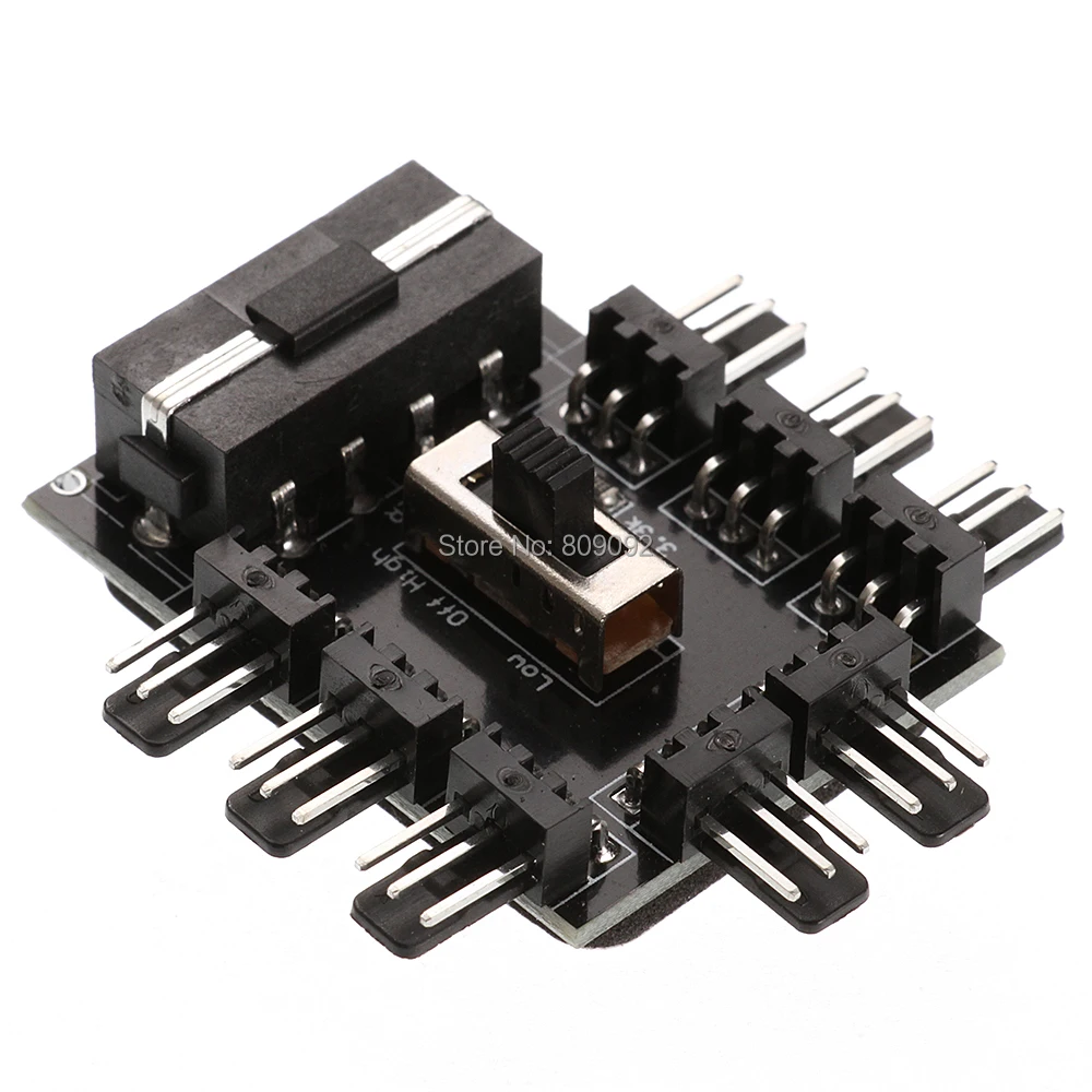 Многоходовой разветвитель для ПК IDE Molex кулер с охлаждающим вентилятором