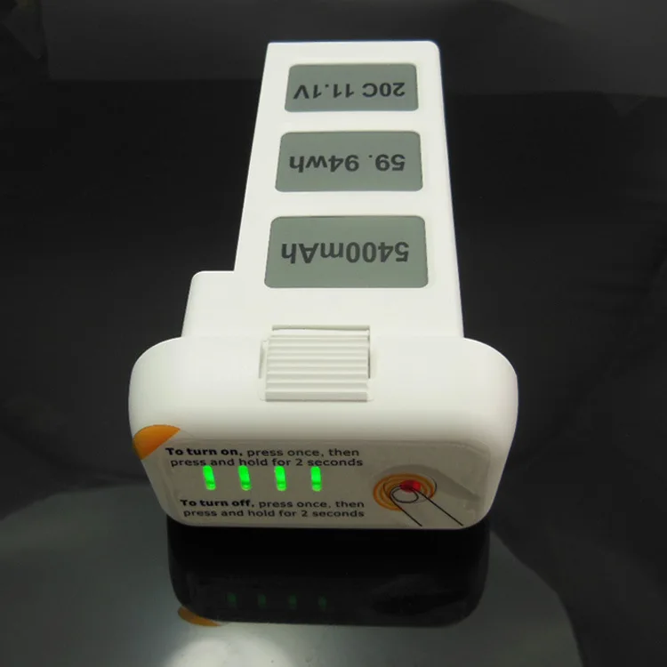 

High Quality D JI Phantom 2 Vision 5.4A 11.1V 5400mAh Battery Spare Longer Flight Time free Shipping
