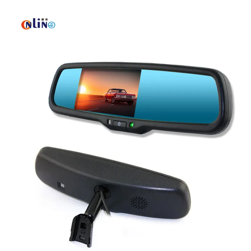 

Auto Dimming 4.3 TFT LCD HD 800*480 Special Bracket Car Parking Rear View Rearview Mirror Monitor For Toyota Kia Hyundai Nissan