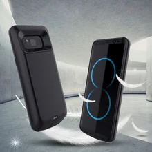 5000 mAh 5500 mAh зарядное устройство чехол для Samsung Galaxy S8 S8 Plus чехол для батареи Внешний Аккумулятор Чехол для резервного копирования