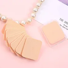 Модный макияж ежедневный основа мягкий спонж для макияжа пудра слоеный квадратный сухой влажный двойного использования микрофибра макияж Косметические пуховки