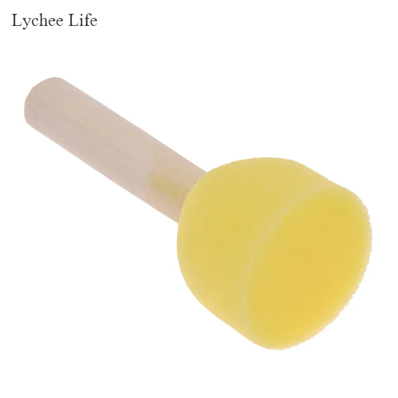 Lychee Life 5pcs/set Ceramic Sponge Rod Of Water Absorbing Sculpture Bloom Tools DIY Pottery Arts Tools Supplies