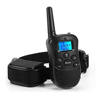 

Dog Electric Shock Vibration Collars Behavioral Training Collar For Dogs 100 Levels Waterproof Remote Control Device Charging