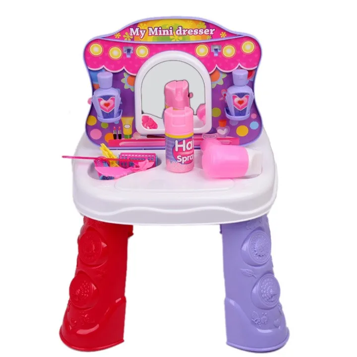 [engracado]-jogar-casa-brinquedos-2-em-1-conjunto-de-cozinha-espelho-comoda-secador-de-cabelo-pente-spray-de-cabelo-pan-colher-itens-de-cozinha-brinquedos-presente-da-menina