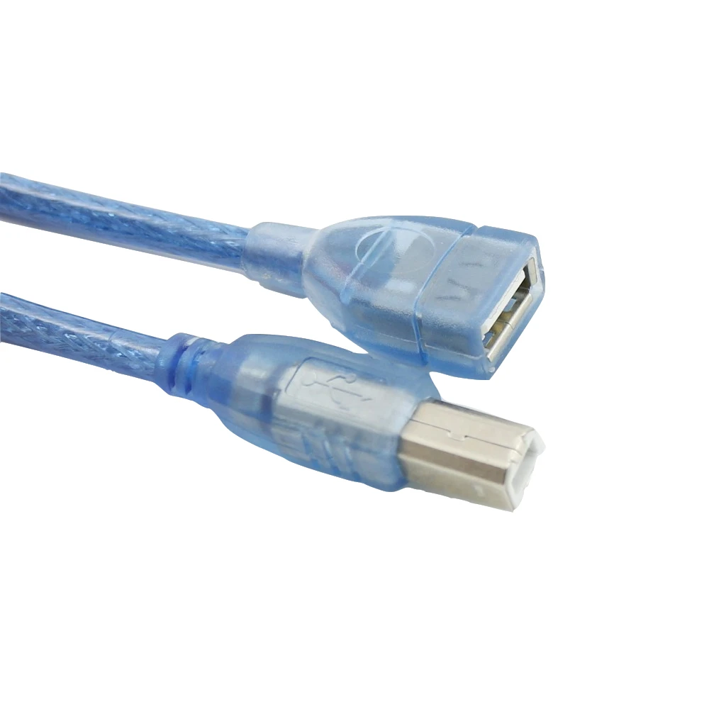 20x синий USB 2,0 Тип A гнездо для USB 2,0 Тип B штекер сканер принтер кабель переходника 30 см/1 фут