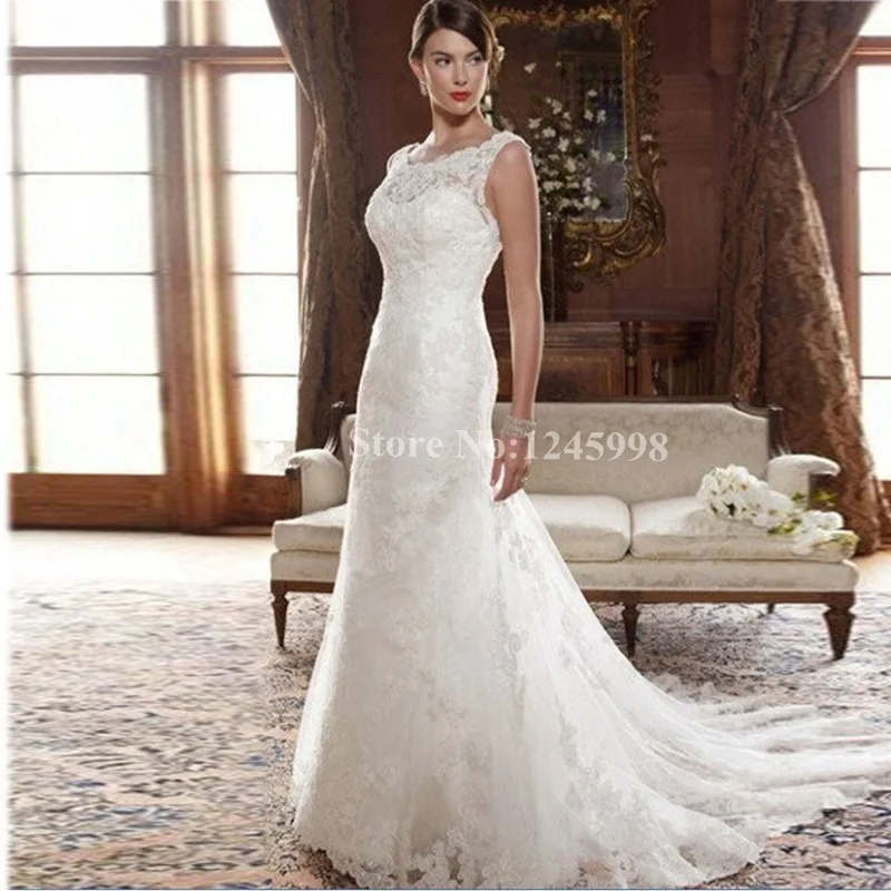 Vestidos De Novia Линии Sexy Кружева Свадебное Платье Винтаж Boho 2015 Robe Mariage Свадебные Платья