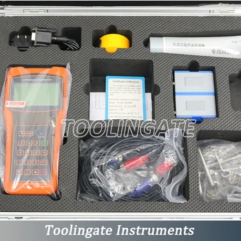 

100% original TUF-2000H ultrasonic liquid digital flowmeters with 3 sensor TS-2 / TM-1 / TL-1 (DN15-6000mm) digital flow meter