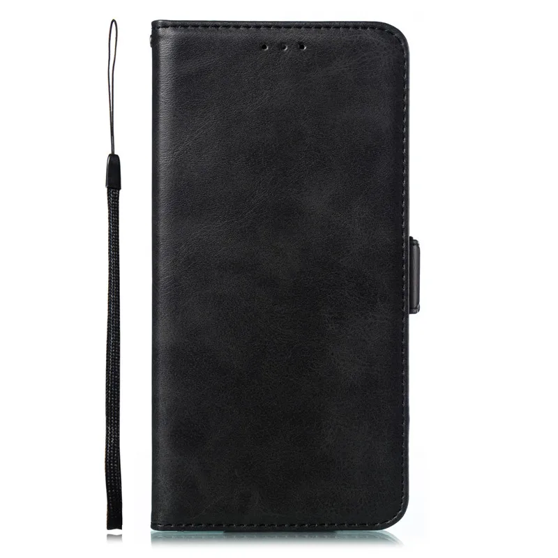 Flip Leather Phone Case Samsung Galaxy A50 A30 A70 A40 A20 A10 M10 M20 Case cover Portable Wallet Solid color With lanyard Cover Coque31