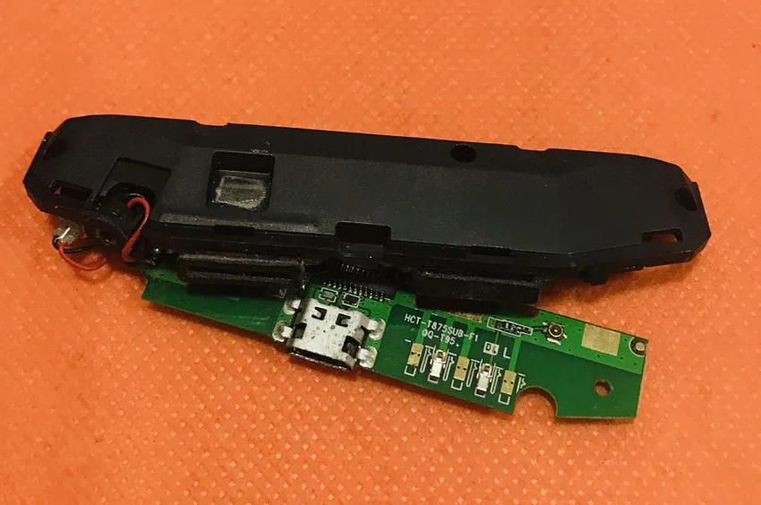 Б/у оригинальная зарядная Плата USB + Громкий динамик для Oukitel K10000 5 дюйма MT6735