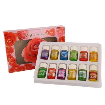 

3ml*12 Kinds of Fragrance Essential Oils Pack for Aromatherapy Spa Bath Massage Skin Care Lavender Oil Skin Care Serum