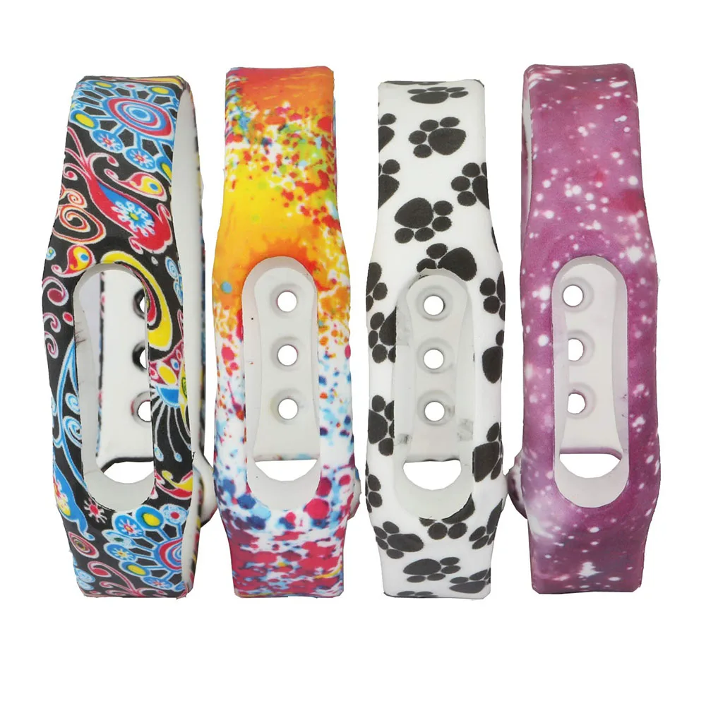 For MI Band 1 Wrist Strap Colorful Silicone Wrist Band Bracelet Wrist Strap For Xiaomi Miband Mi band 1 & 1S Smart Band (1)