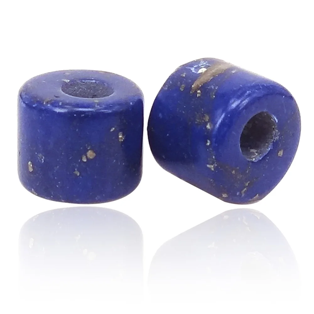 

New Blue Lapislazuli large stopper Stone Beads Fit For Anil Arjandas Bangles & Tulum Bracelets Diy Jewelry Accessories 10Pcs