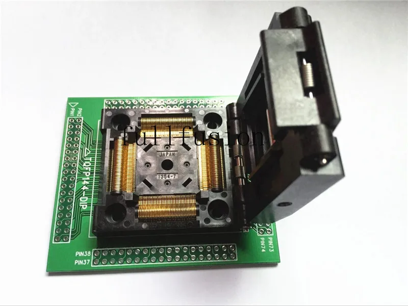 QFP144-TO-DIP адаптер программирования IC51-1444-1354-7 LQFP144P 0,5 мм Шаг IC тест и запись в гнездо