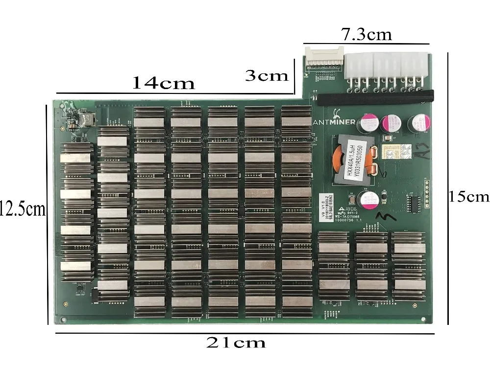 Antminer V9 оригинальная Hash плата 1 3 TH/s = SHA256 342 Вт 14nm Asic Miner Btc более низкая мощность чем