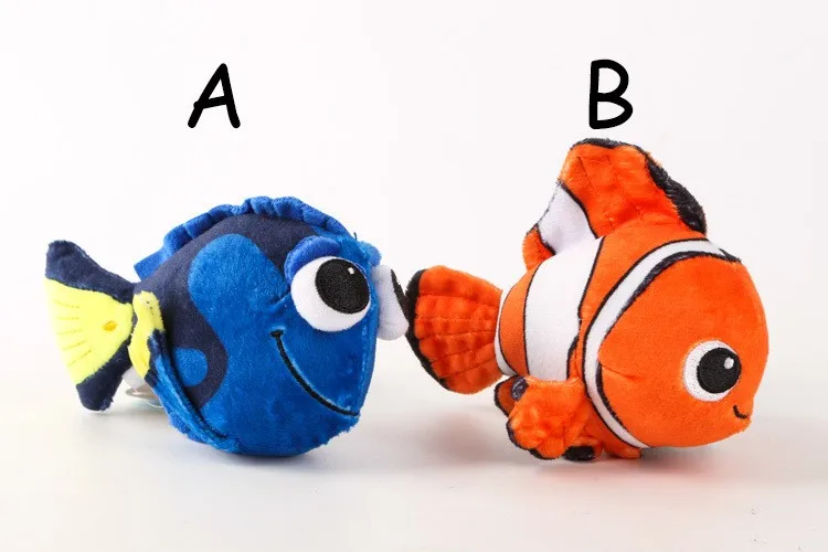 13 см 5 стилей поиска герой Nemo Plush Toys чучела с изображениями из мультфильма «В поисках Немо Мягкая Подвеска для ключей кукла