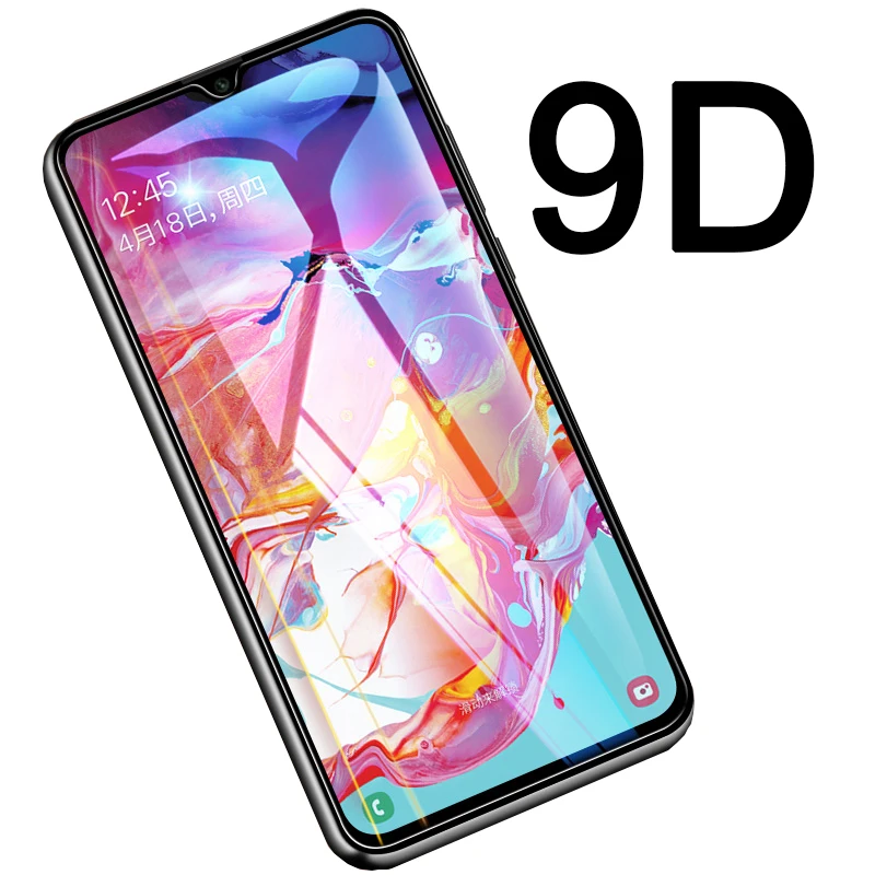 9D защитная пленка из закаленного стекла для Samsung A90 Защитная Galaxy A70 A80 A 70 80 90 |