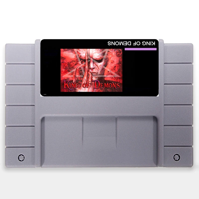 

King Of Demons USA Version 16 bit Big 46 pins Gray Game Card For NTSC Game Player
